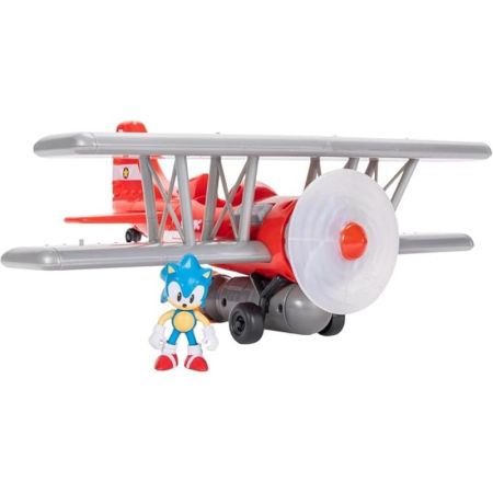 Sonic biplano Tornado com figura 6 cm Sonic