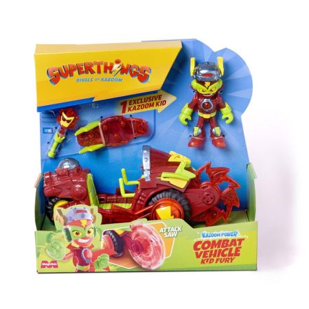 Superthings Kazoom Power Battle veículo Kid Fury