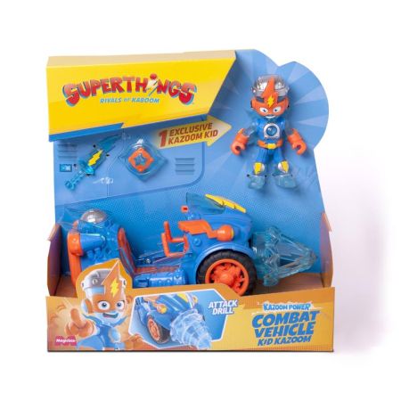 Superthings Kazoom Power Battle veículo Kid Kazoom