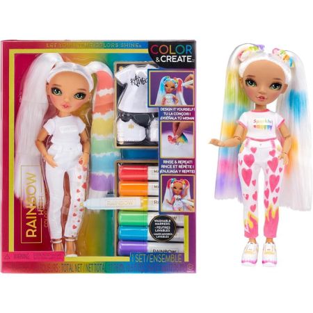 Rainbow High boneca Color & Create olhos verdes