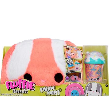 Peluche Fluffie Stuffiez Almofada Fight Bunny