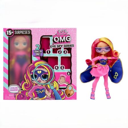 LOL Surprise OMG bonecas Eye Spy super heroina