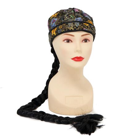 Gorro Chinês com trança