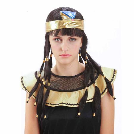 Peruca Cleopatra Adulto Carnaval