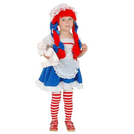 Disfarce boneca de trapos bebé