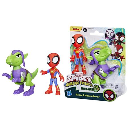 Spidey Dino Webs figura Spidey e Goblin Raptor