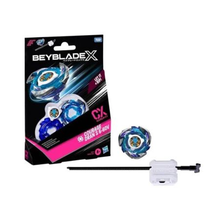 Beyblade X kit inicial com lançador Courage Dran S
