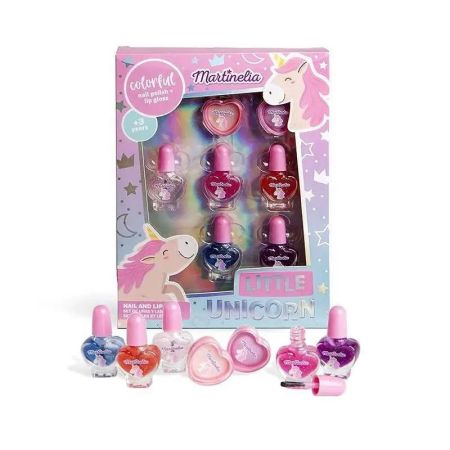 Little Unicorn conjunto uñas y gloss