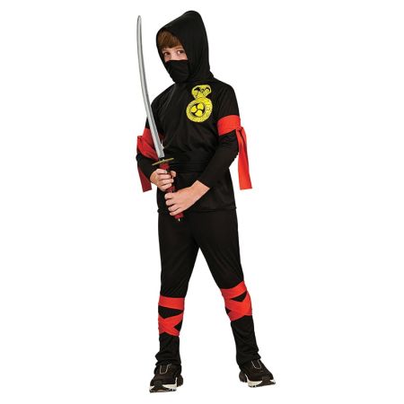 Rubies Ninja Preto Infantil