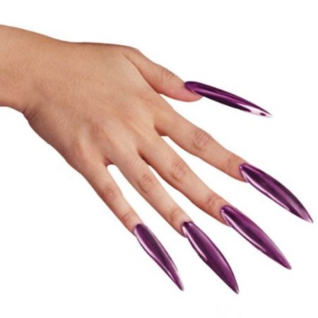 Unhas vampiro metálicas