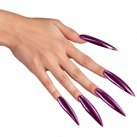 Unhas vampiro metálicas