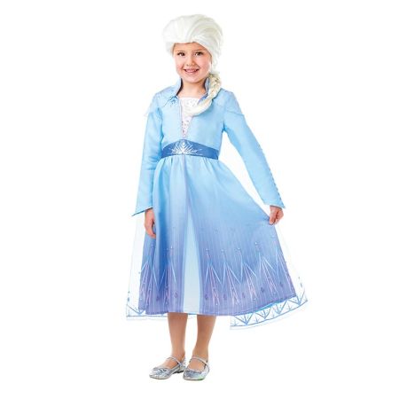 Disfarce Elsa com Peruca Frozen2 Caixa Infantil