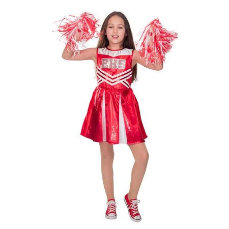 Disfarce cheerleader bolsa infantil