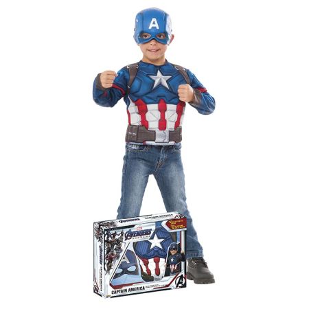 Disfarce Capitão America Endgame Infantil