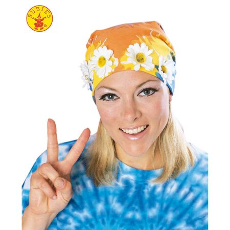 Bandana hippie com flores