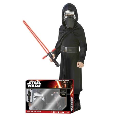 Disfarce Kylo Ren com espada infantil