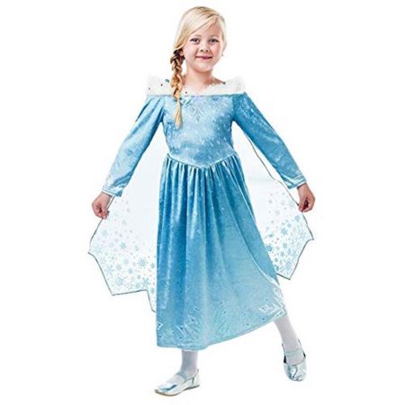Disfarce Elsa deluxe Frozen Adventure infantil