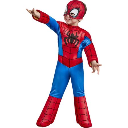 Disfarce Spiderman preschool deluxe bebé