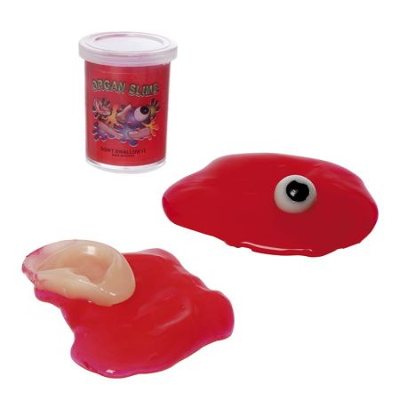 Pote Grande sangue viscoso com pedaços humanos