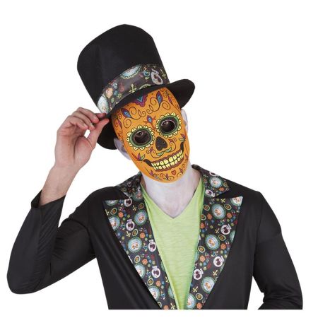 Máscara luxo caveira Catrina