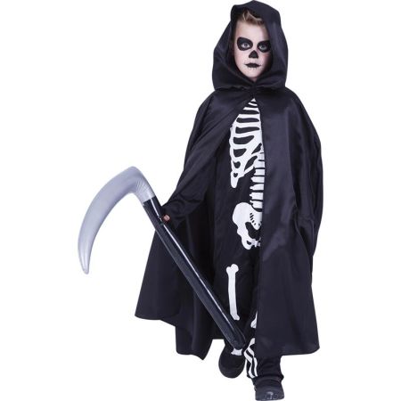 Capa Morte com foice inflável infantil