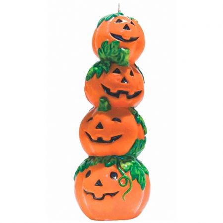 Vela Halloween torre de abóboras 17,5cm
