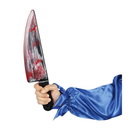 Faca de estripador sangrenta 40 cm