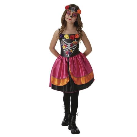 Disfarce Catrina do Bosque infantil