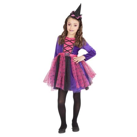 Disfarce Bruxa Aranhas infantil