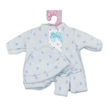 Vestidos 40 cm em saco conjunto azul