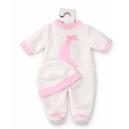 Pijamas bebé em saco 40 cm babygrow lua pintas