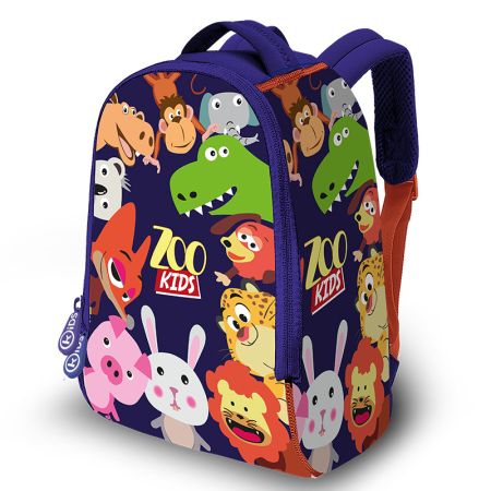 Mochila neopreno Zoo kids 36 cm