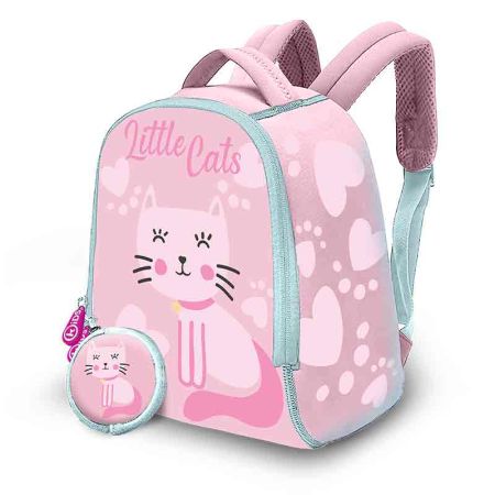 Mochila Neopreno Little Cats 25cm