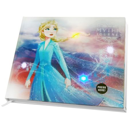 Notebook com luzes e som Frozen II