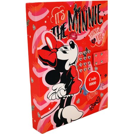 Diario secreto com código e som Minnie