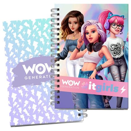 WOW generation caderno A5 capa dura