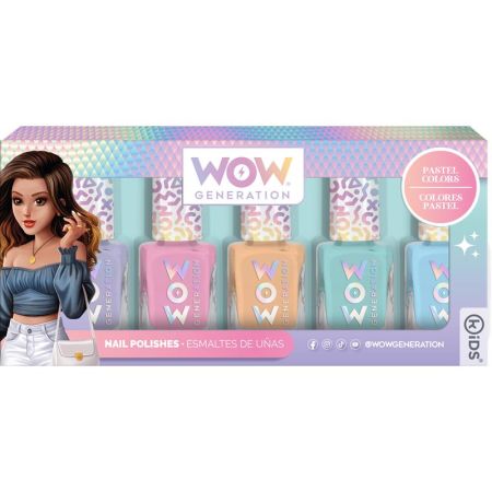 WOW generation verniz de unhas pack 5 frascos