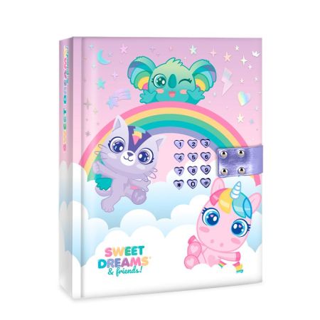 Di&aacute;rio Secreto eletr&oacute;nico com som Sweet Dreams