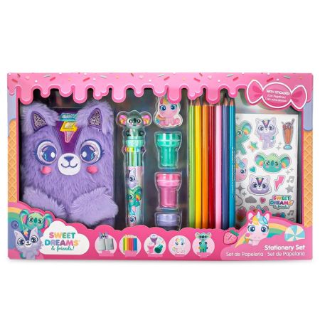 Livro de peluche com papelaria Sweet Dreams