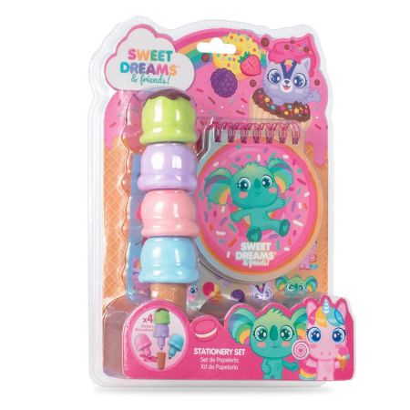 Caderno e caneta gelado Sweet Dreams