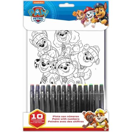 Pinta com n&uacute;meros Patrulha Pata