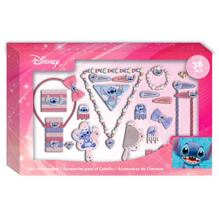 Stitch conjunto de 38 peças e acessórios cabelo