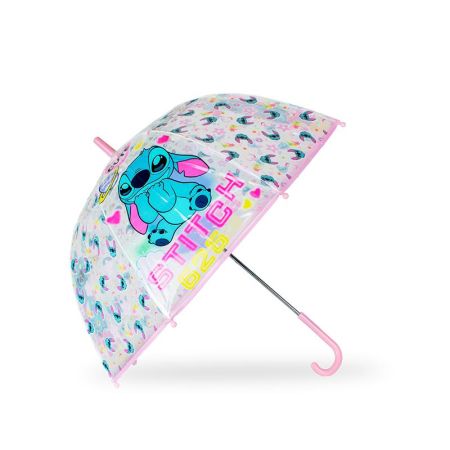 Guarda Chuva Stitch transparente 46 cm manual
