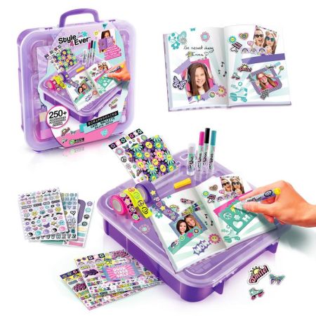 Style 4 ever Mala de decoração com diário