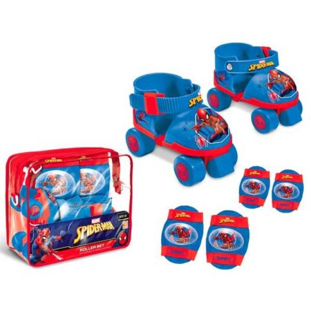 Set de patins e proteções Spiderman