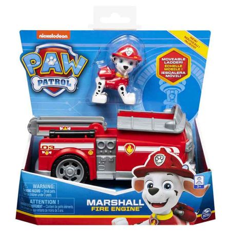 Patrulha Pata veículo básico com figura Marshall