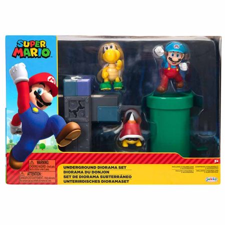Mario Bros set underground diorama Nintendo