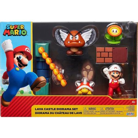 Nintendo Mario Bross Conjunt diorama castelo lava