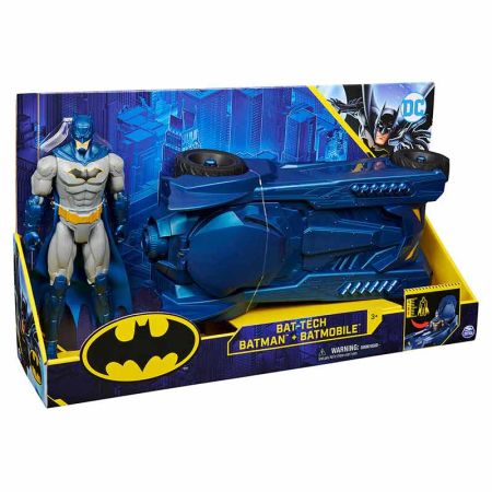 Batman Batmobile com Figura XL