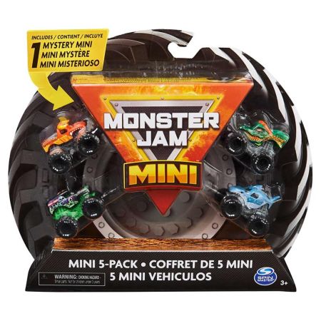 Monster Jam 5 mini veículos